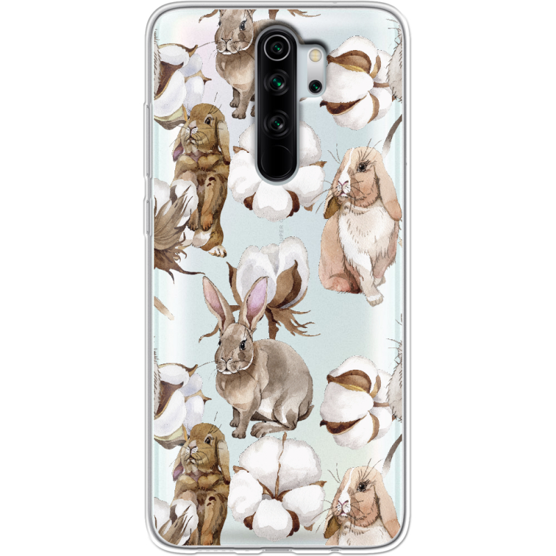 Прозрачный чехол Uprint Xiaomi Redmi Note 8 Pro Cotton and Rabbits