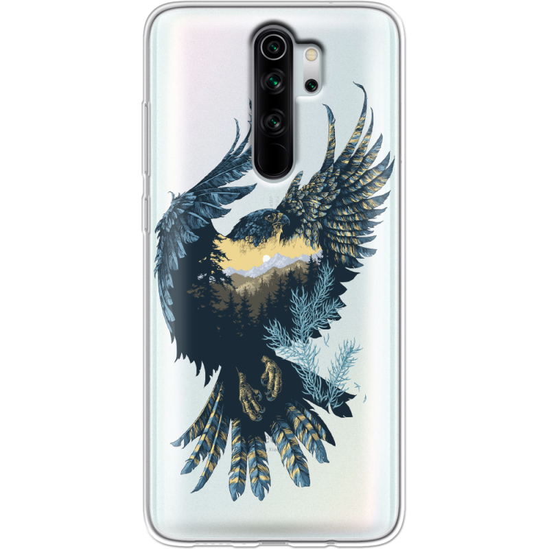 Прозрачный чехол Uprint Xiaomi Redmi Note 8 Pro Eagle