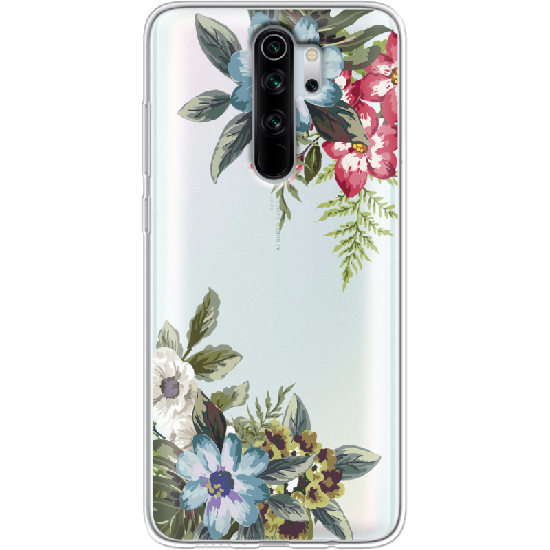 Прозрачный чехол Uprint Xiaomi Redmi Note 8 Pro Floral