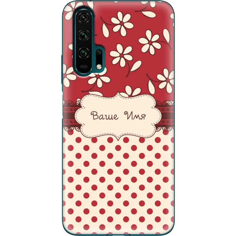 Чехол Uprint Huawei Honor 20 Pro Именной Polka Dots