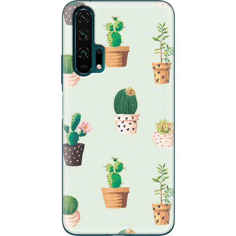 Чехол Uprint Huawei Honor 20 Pro L-green Cacti