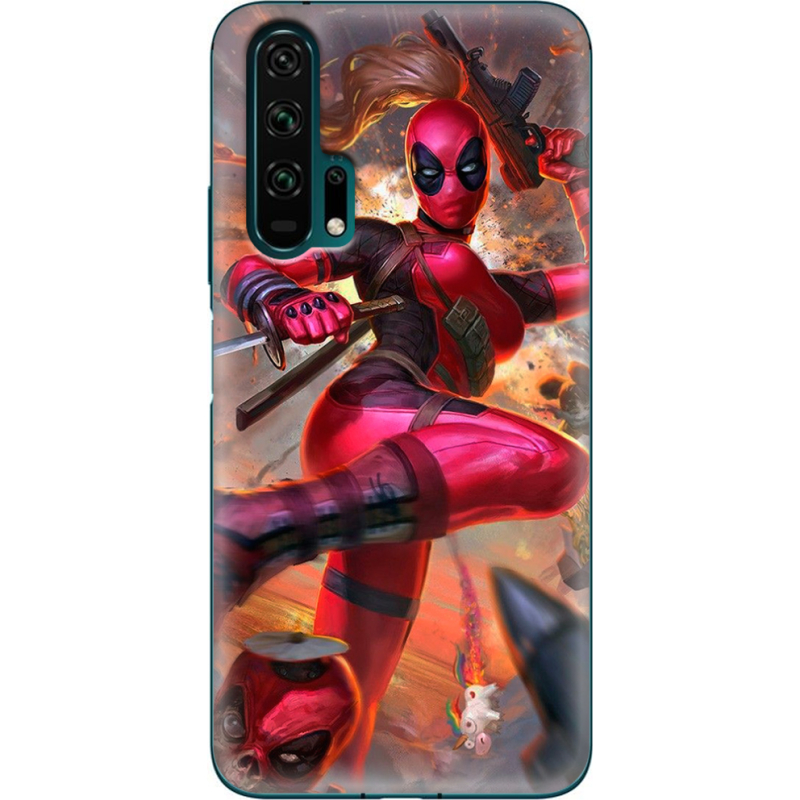 Чехол Uprint Huawei Honor 20 Pro Woman Deadpool