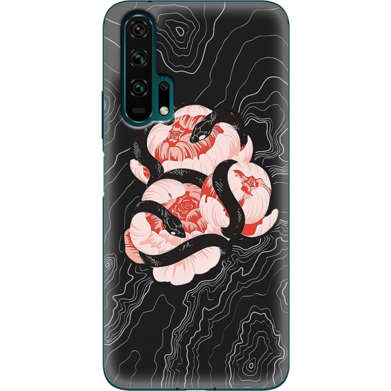 Чехол Uprint Huawei Honor 20 Pro Snake Rose