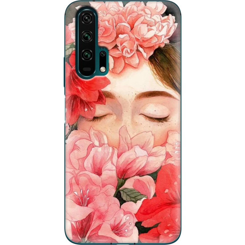 Чехол Uprint Huawei Honor 20 Pro Girl in Flowers