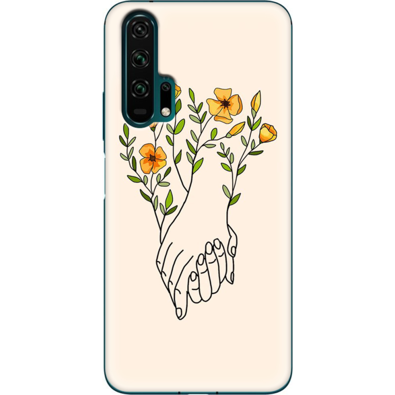 Чехол Uprint Huawei Honor 20 Pro Flower Hands