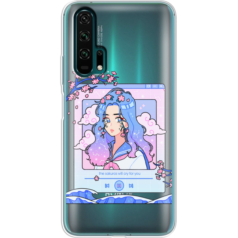 Прозрачный чехол Uprint Honor 20 Pro The Sakuras Will Cry For You