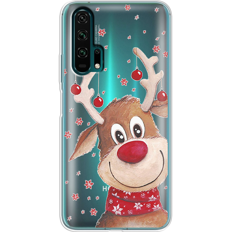 Прозрачный чехол Uprint Honor 20 Pro Winter Deer