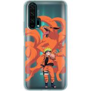 Прозрачный чехол Uprint Honor 20 Pro Naruto and Kurama