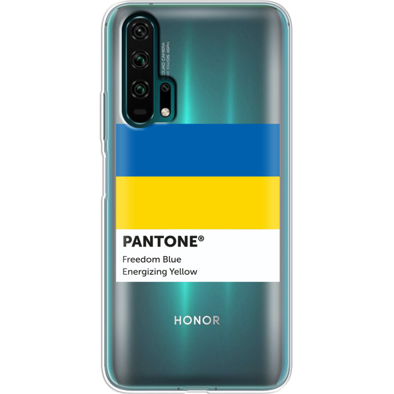 Прозрачный чехол Uprint Honor 20 Pro Pantone вільний синій