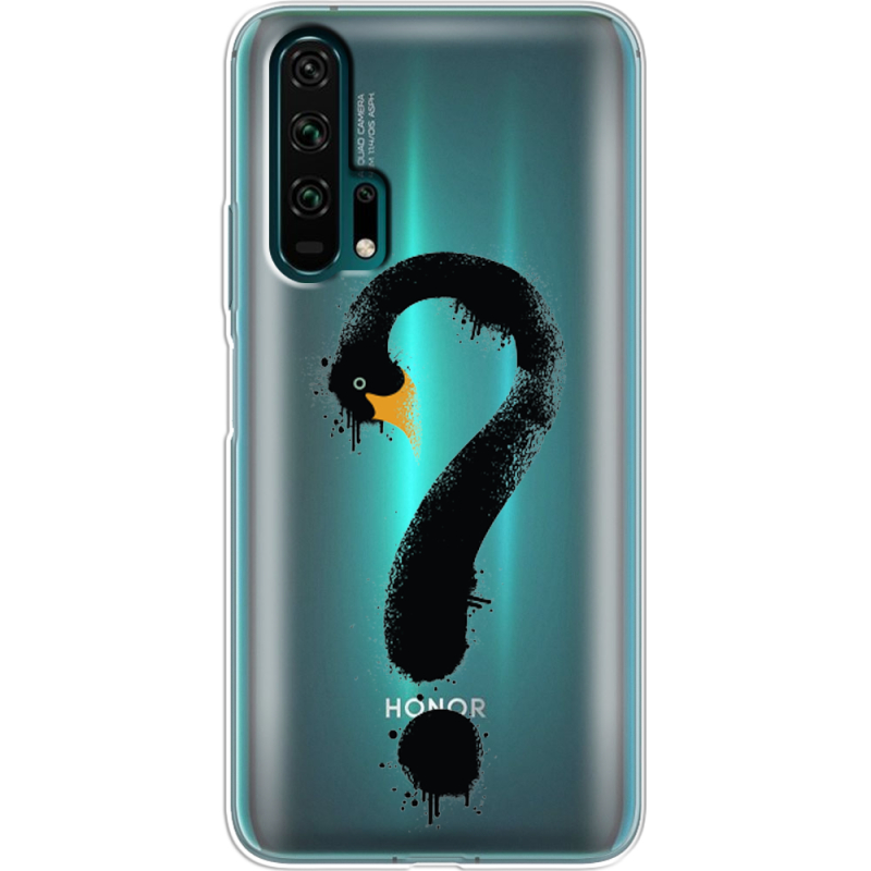 Прозрачный чехол Uprint Honor 20 Pro Swan question