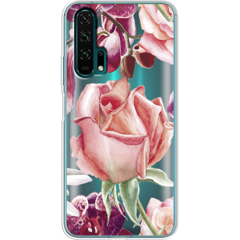 Прозрачный чехол Uprint Honor 20 Pro Rose