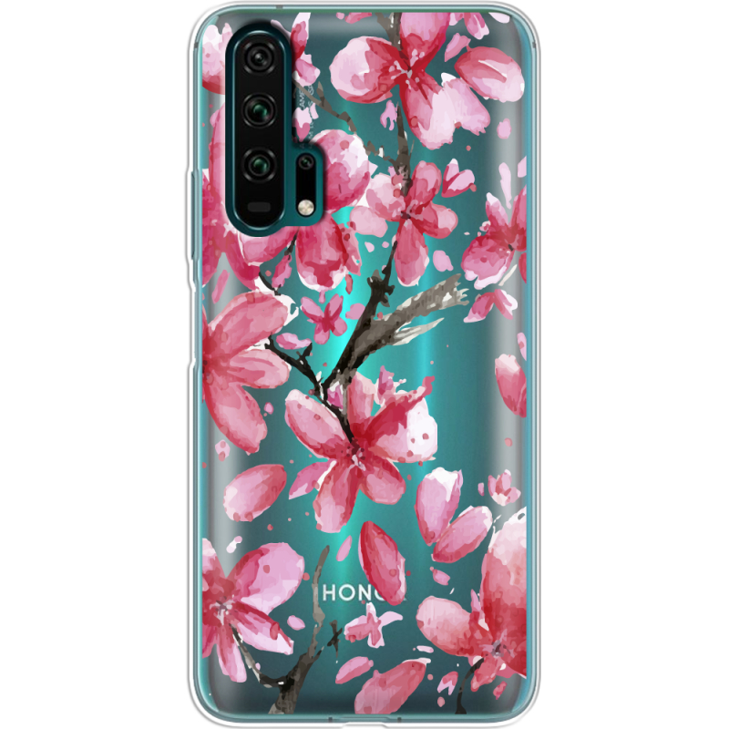 Прозрачный чехол Uprint Honor 20 Pro Pink Magnolia