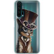 Прозрачный чехол Uprint Honor 20 Pro Steampunk Cat