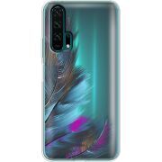 Прозрачный чехол Uprint Honor 20 Pro Feathers