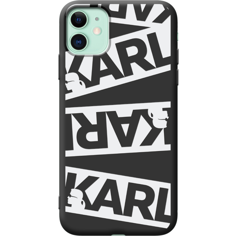 Черный чехол Uprint Apple iPhone 11 White Karl