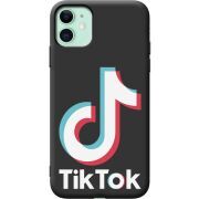 Черный чехол Uprint Apple iPhone 11 Tik Tok