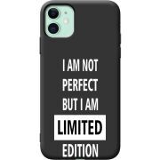 Черный чехол Uprint Apple iPhone 11 Limited Edition