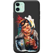 Черный чехол Uprint Apple iPhone 11 Tanker Girl