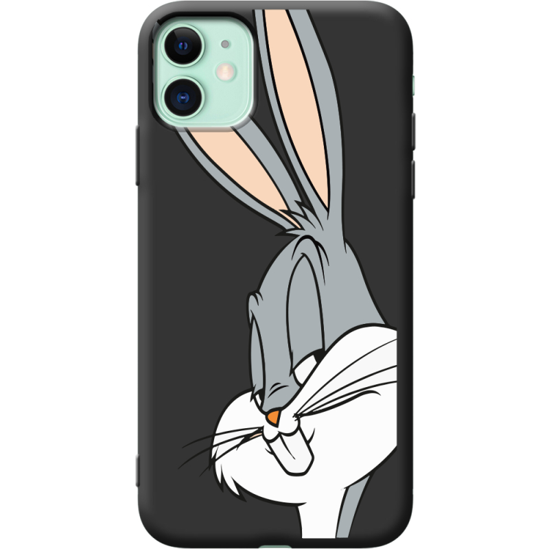 Черный чехол Uprint Apple iPhone 11 Lucky Rabbit