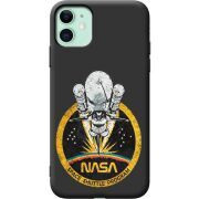 Черный чехол Uprint Apple iPhone 11 NASA Spaceship