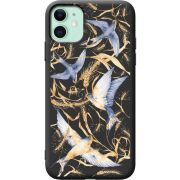 Черный чехол Uprint Apple iPhone 11 Ластівки