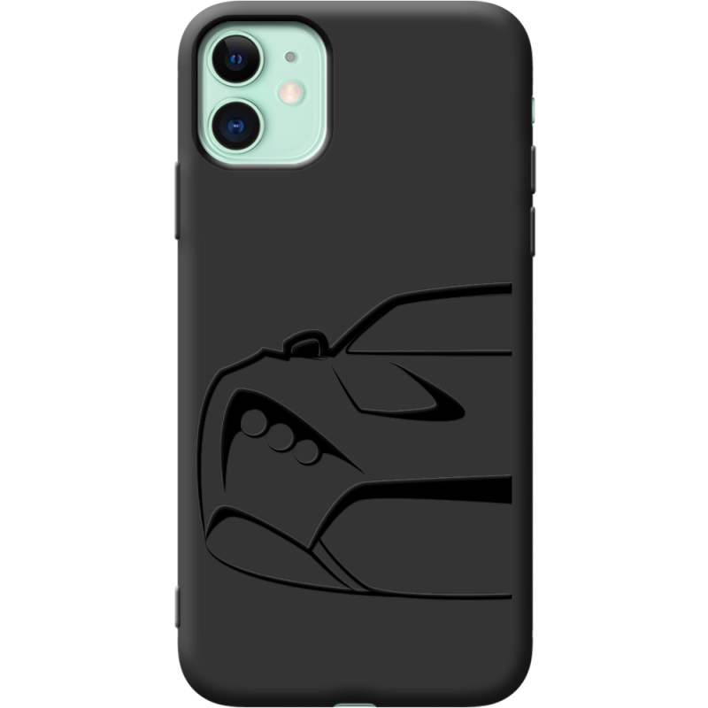 Черный чехол Uprint Apple iPhone 11 Sportcar