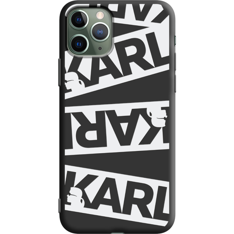 Черный чехол Uprint Apple iPhone 11 Pro White Karl