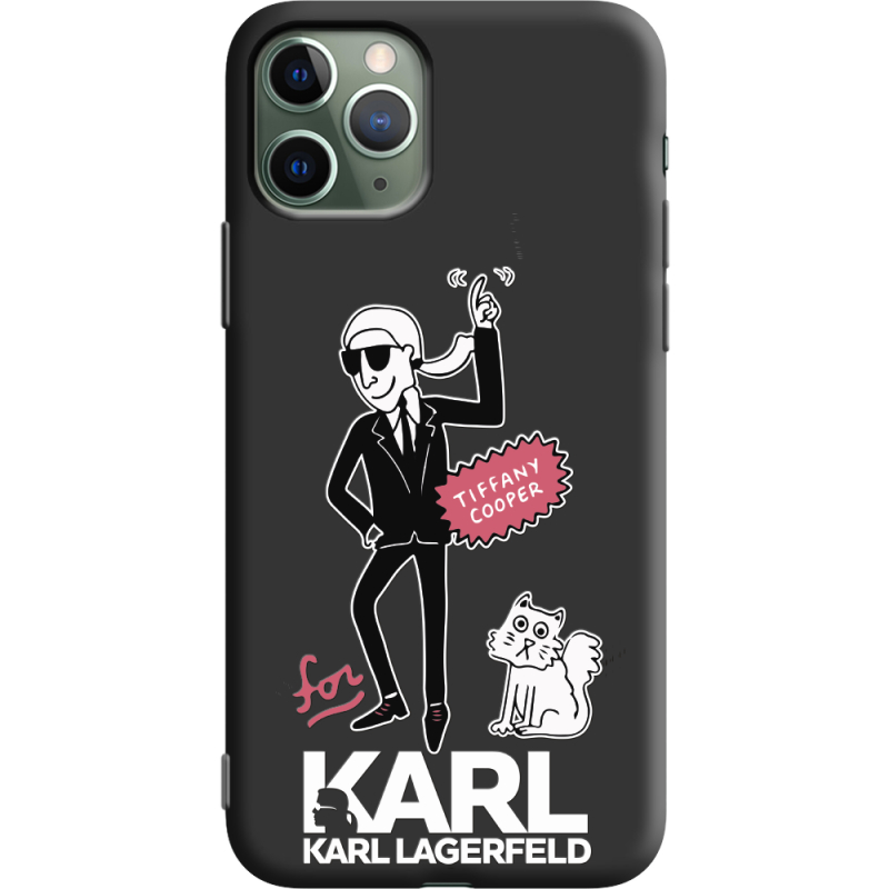 Черный чехол Uprint Apple iPhone 11 Pro For Karl