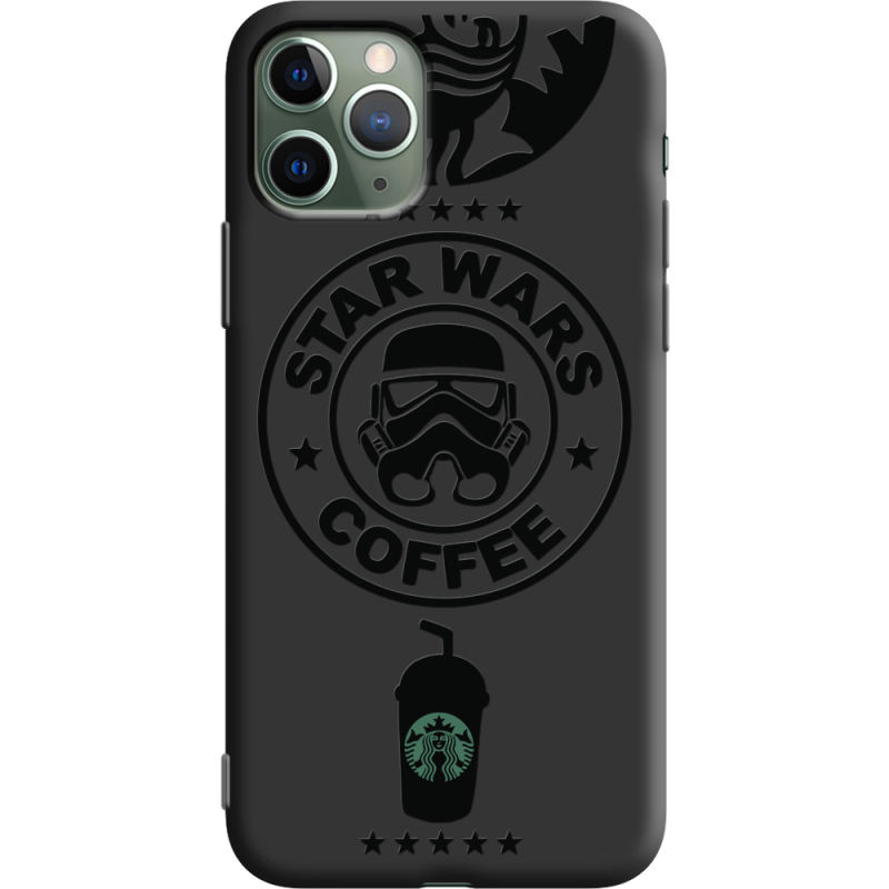 Черный чехол Uprint Apple iPhone 11 Pro Dark Coffee