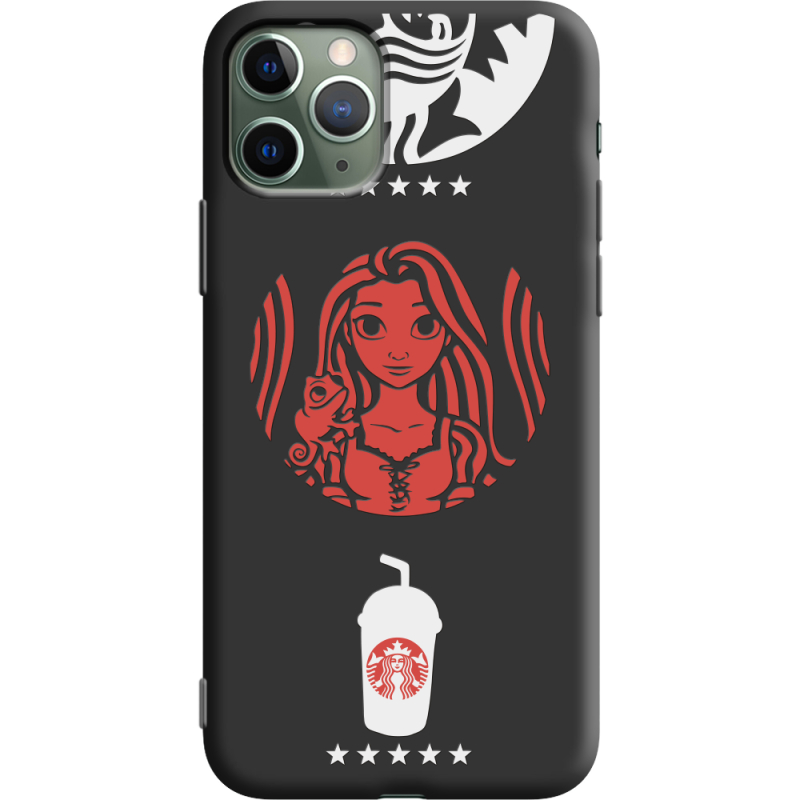 Черный чехол Uprint Apple iPhone 11 Pro RedWhite Coffee