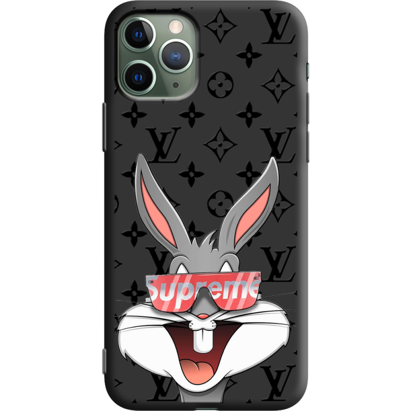 Черный чехол Uprint Apple iPhone 11 Pro looney bunny