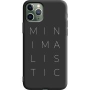 Черный чехол Uprint Apple iPhone 11 Pro Minimalistic
