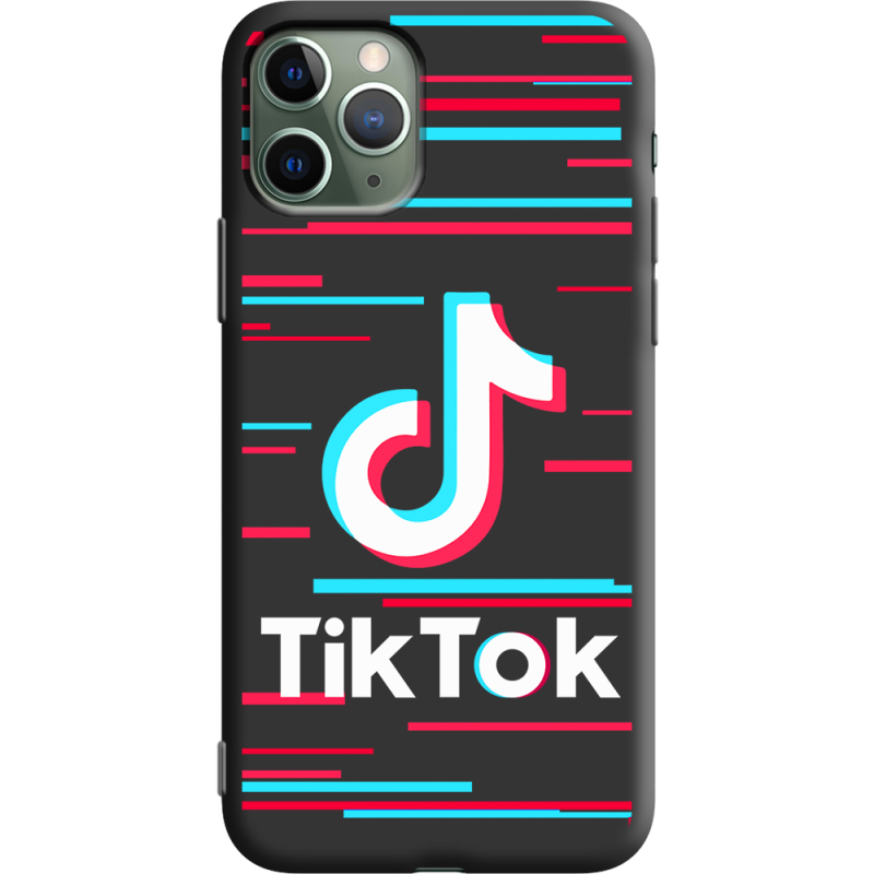 Черный чехол Uprint Apple iPhone 11 Pro Tik Tok