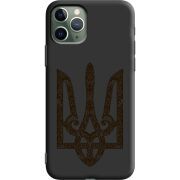 Черный чехол Uprint Apple iPhone 11 Pro Ukrainian Trident