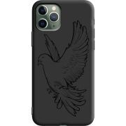 Черный чехол Uprint Apple iPhone 11 Pro Dove