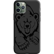 Черный чехол Uprint Apple iPhone 11 Pro Grizzly Bear