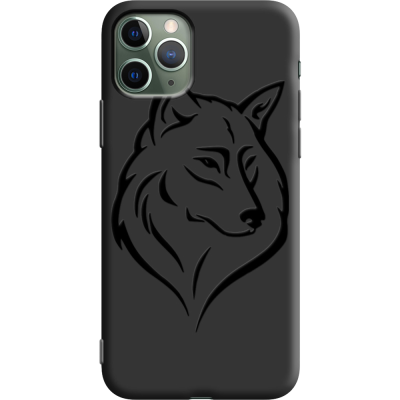 Черный чехол Uprint Apple iPhone 11 Pro Wolf