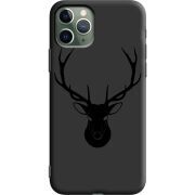 Черный чехол Uprint Apple iPhone 11 Pro Deer