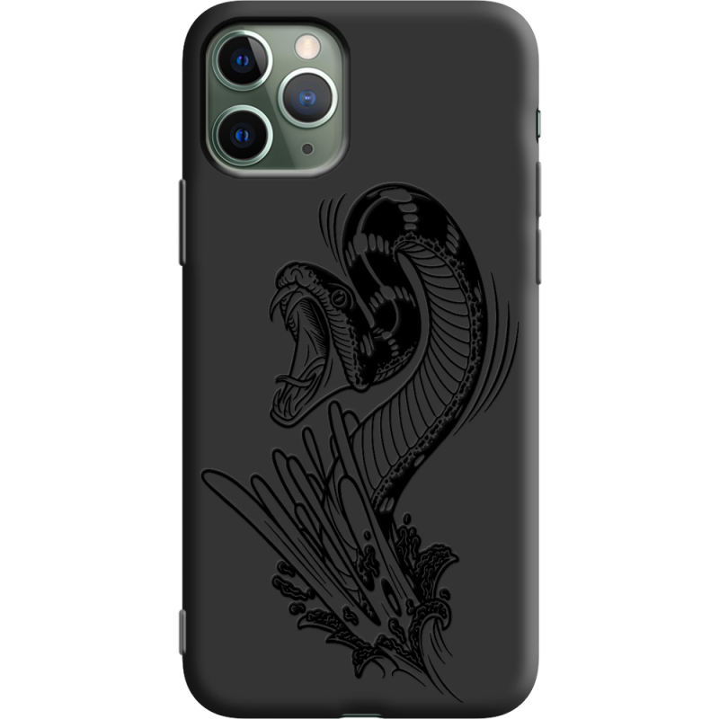 Черный чехол Uprint Apple iPhone 11 Pro Snake