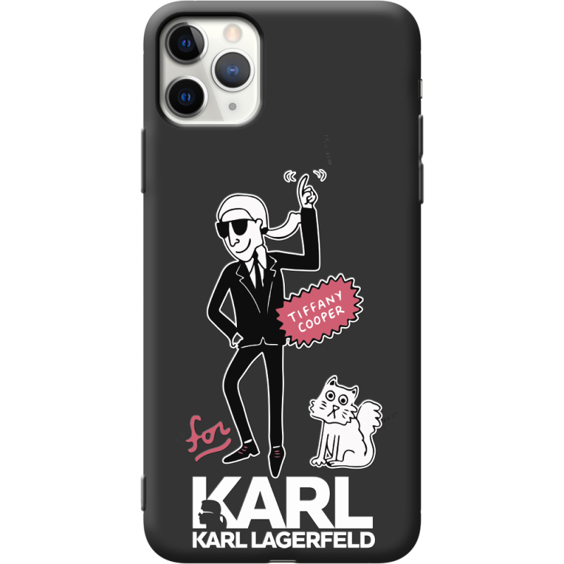 Черный чехол Uprint Apple iPhone 11 Pro Max For Karl