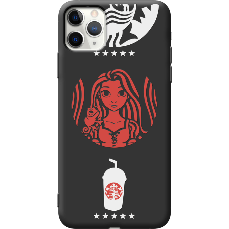 Черный чехол Uprint Apple iPhone 11 Pro Max RedWhite Coffee