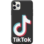 Черный чехол Uprint Apple iPhone 11 Pro Max Tik Tok