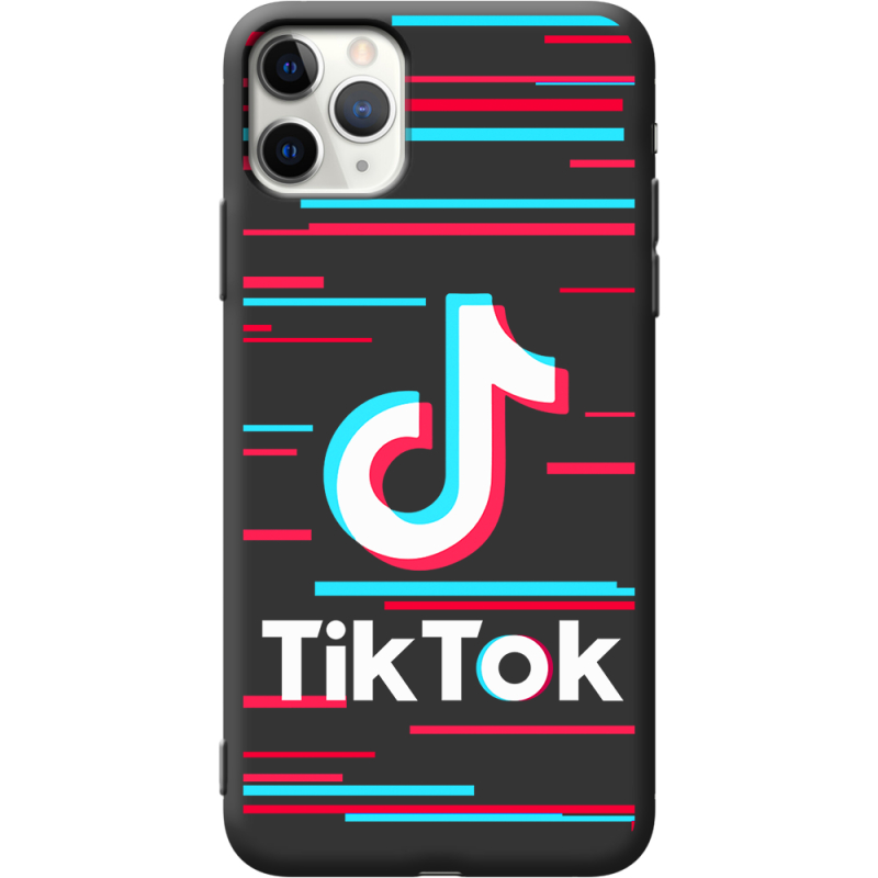 Черный чехол Uprint Apple iPhone 11 Pro Max Tik Tok