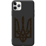 Черный чехол Uprint Apple iPhone 11 Pro Max Ukrainian Trident