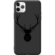 Черный чехол Uprint Apple iPhone 11 Pro Max Deer