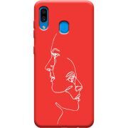 Красный чехол Uprint Samsung A205 Galaxy A20 