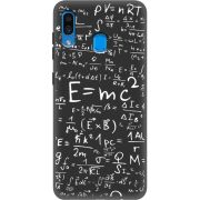 Черный чехол Uprint Samsung A205 Galaxy A20 E=mc2