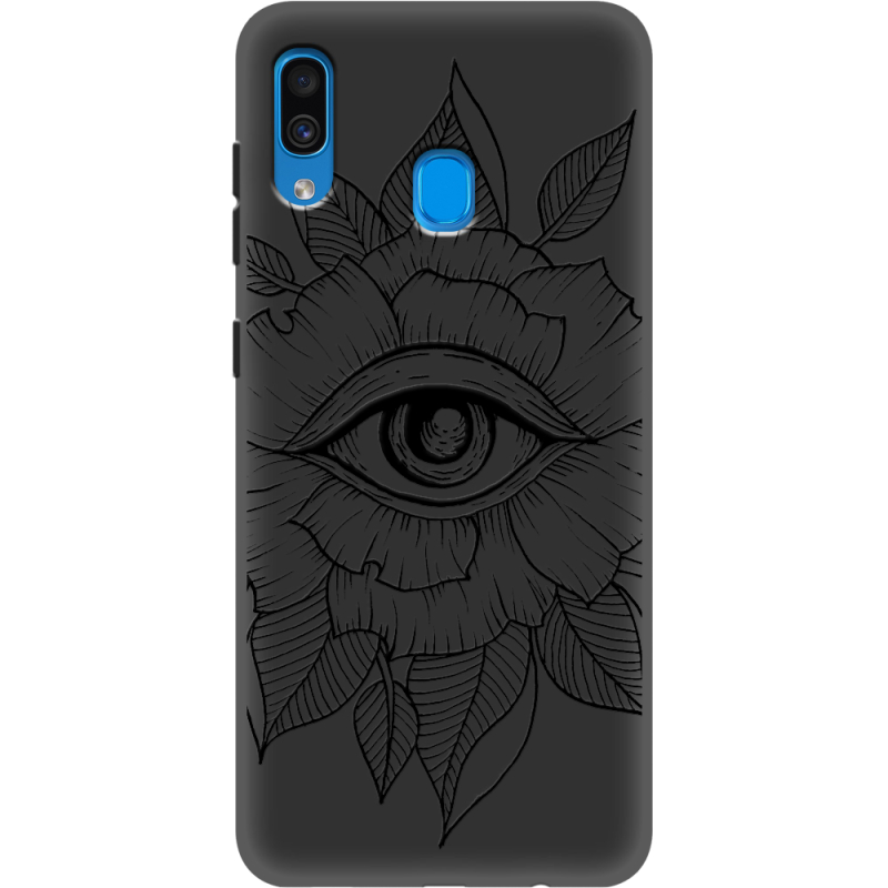 Черный чехол Uprint Samsung A205 Galaxy A20 Eye