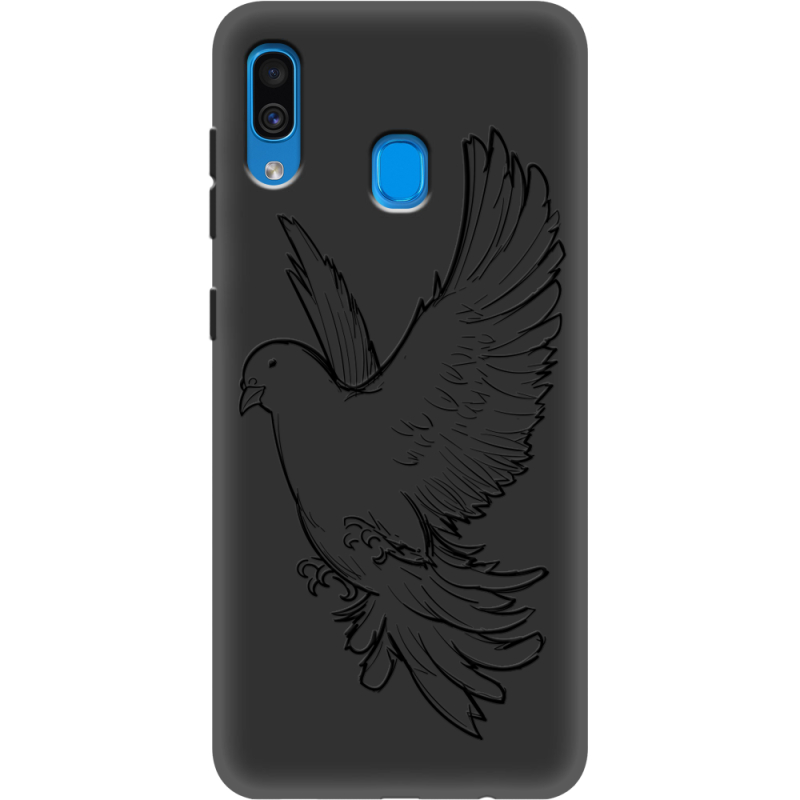 Черный чехол Uprint Samsung A205 Galaxy A20 Dove