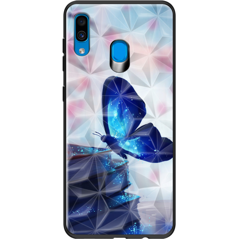 Чехол Prizma Uprint Samsung A205 Galaxy A20 Blue Butterfly